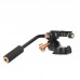 Q08S 3-Way Tripod Head Panoramic Head Pan Tilt Tripod Head with Quick Release Plate for DSLRs