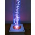 High Power Golden Tesla Coil DIY Creative Stand Dedicated for Lighting Different Lamps Across Space