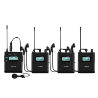 ANLEON MTG-400 570-590MHz Wireless Microphone System for Tourist Guide Simultaneous Interpreting (1* TX + 3*RX)