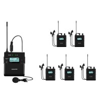ANLEON MTG-400 570-590MHz Wireless Microphone System for Tourist Guide Simultaneous Interpreting (1* TX + 5*RX)