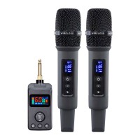 Bluetooth Microphone DSP Anti-Howling Wireless Microphone (M50 + Two D80 Mics with Plastic Tube)