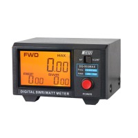 NISSEI DG-503MAX Digital SWR Meter CW/FM/SSB/AM/DMR SWR Watt Meter HF/VHF/UHF 1.6-525MHz 200W with 3.5-inch LCD