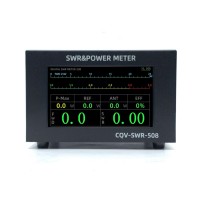 CQV-SWR-508 1.8-54MHz 200W SWR & Power Meter Digital PWR SWR Meter with 4.3" Color Touch Screen