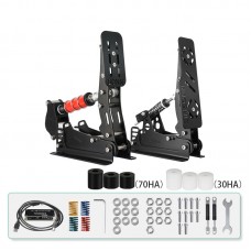 SIMSONN 2-Pedal Set SIM Racing Pedals Load Cell Pedals (with 2 Hydraulic Rods) without Pedal Plate