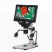 G1200D HD 12MP 1-1200X Plug-in Microscope Digital Microscope Camera with 7" Screen (without Battery)