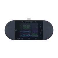 ATORCH UD24 USB Voltmeter Voltage Current Meter DC Digital Tester 2.4" Color Screen (Full Set)