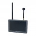 Haweye Little Pilot 4 FPV Monitor 5" FPV Screen 5.8G Dual Receiver DVR Lower Latency (with 32G SD Card)