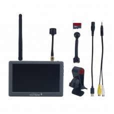 Haweye Little Pilot 4 FPV Monitor 5" FPV Screen 5.8G Dual Receiver DVR Lower Latency (with 32G SD Card)