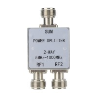 5MHz-1000MHz Wide Band RF Power Splitter 1 to 2 Low Insertion Loss Power Divider with N-type Connector