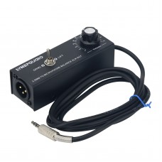 B012 3.5mm to XLR Adapter Stereo Conversion Microphone Level Balance Signal XLR Interface Output Mixer