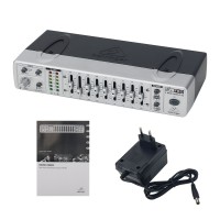 FBQ800 Ultra-compact 9-Band Graphic EQ Equalizer Feedback Suppressor Anti-howling Audio Equalizer Processor