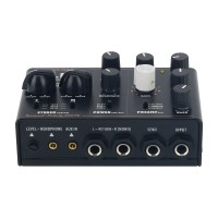 Black SIM BOX Electric Guitar Amp Simulator Box Cabinet Simulator DI Box Stomp Box Effect Pedal