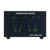 CQV-SWR-508 1.8-54MHz 200W SWR & Power Meter Digital PWR SWR Meter with 4.3" Color Touch Screen