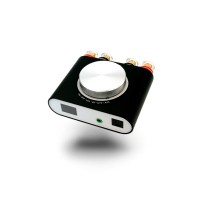 JiYi M6 100Wx2 Hifi Power Amplifier Power Amp Small Bluetooth Amplifier (Black) with TPA3221 Chip