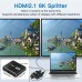 NK-H12 HDMI2.1 8K Splitter 1 to 2 HDMI-compatible Distributor for PS3/4/5/TV Box/Computer/XBOX/DVD Player