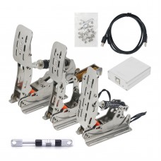 Simplayer PRO-P3-H1 3-Pedal Sim Racing Pedals Load Cell Pedals Standard Version with 1 Hydraulic Rod