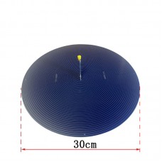 Right-handed Circular Polarization 30CM 120MHz-6GHz UWB Antenna Archimedes Spiral Antenna with SMA Male Connector