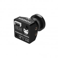 FOXEER CAT3 Black Mini 22x22MM Starlight Camera Professional FPV Drone Night Vision Camera Support 4:3/16:9 & PAL/NTSC Switch