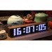 Chrono-Wood Wifi Clock LED Clock Desktop Alarm Clock w/ Walnut Solid Wood Shell and White LED Module