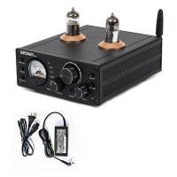 PAD-M5N HiFi Bluetooth 80W+80W Electronic Tube Amplifier Professional Digital Power Amplifier with 19V/3.4A Power Adapter