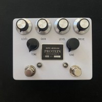 White Dual Channel Electric Guitar Overdrive Distortion Single Effects Pedal for Browne Protein with LY-ROCK LOGO