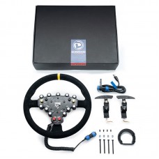 SIMDID 320mm/12.6" GTW Steering Wheel Racing Simulator for Quick Release with 70mm/2.8" Hole Spacing