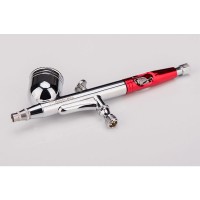 HOBBY-MIO HM-130 Dual-action 0.3MM Airbrush External Adjustment Entry Level Copper Airbrush for Compressor DIY Tools