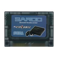 New SAROO Saturn Game Programmer with Transparent Black Shell Hardware Drive-free Writer for SEGA