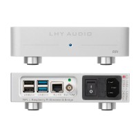 LHY Audio Silvery RPI Streaming Digital Music Turntable Roon Bridge HiFi Audio Player for Raspberry Pi Streamer & Bridge