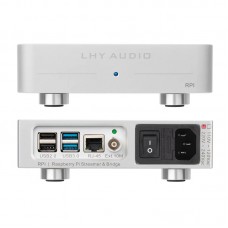 LHY Audio Silvery RPI Streaming Digital Music Turntable Roon Bridge HiFi Audio Player for Raspberry Pi Streamer & Bridge