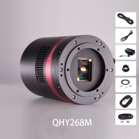 QHYCCD QHY268M Black and White COMS Camera 26MP Astronomical Camera Cooled Camera w/ Humidity Sensor
