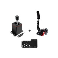 Simplayer PC USB Handbrake + 7+R Gear Shifter + Adapter Board Only Support PC for Racing Games