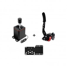 Simplayer PC USB Handbrake + 7+R Gear Shifter + Adapter Board Only Support PC for Racing Games