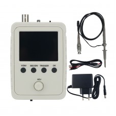 DSO150 Shell Oscilloscope Kit Handheld Oscilloscope with BNC-Clip Cable P6100 Probe Power Adapter