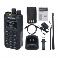 Anytone AT-D878UV Walkie Talkie DMR Radio Analog Digital APRS GPS Intercom w/ Charger 2pcs Batteries 