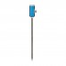 MA-12 7MHz-50MHz Portable GP Antenna HF Antenna Shortwave Antenna Used Outdoors (Blue)