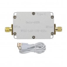 10M-6GHz 40DB LNA High Flatness RF Low Noise Amplifier with SMA Female Connector for Beidou/GPS/SDR Receiver