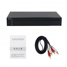 220V 40-band Stereo Graphic EQ Equalizer High Performance Audio Equalizer without USB Input and Bluetooth