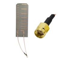 2.4G+5.8G 2-in-1 High-Gain Drone Directional Antenna High Frequency PCB (with RP SMA Male Connector)