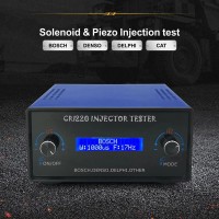 CRI220 High Pressure Rail Injector Detector Desktop Fuel Injector Tester Pulse Testing for BOSCH/DENSO/DELPHI