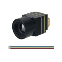 JS 640X512 9.1MM Lens Thermal Imager for FPV Drones with CVBS Interface Longwave IR 12um Micro Camera Module