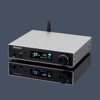 SU10-PRO Silvery AK4499X2 Hi-end DAC Audio Decoder HiFi Bluetooth5.3 with 12V/2A High Speed Linear Power Supply