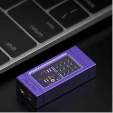 AUNE Yuki SE Purple Portable HiFi Audio Decoder ES9280AC Pro DAC Headphone Amplifier 3.5mm+4.4mm Balanced Output