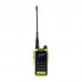 Fluorescent Green VR-N76 Portable Handheld Walkie Talkie UV Dualband IP67 Waterproof Outdoor Radio Bluetooth GPS Positioning