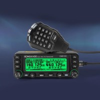 DM9100 Vehicle Walkie Talkie 136-174MHz/400-470MHz DMR UHF/VHF Dual Band 25W FM Transceiver Bluetooth GPS