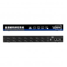 MX6616 1U 4K 4-Way Video Decoder Ultra HD Decoding and Splicing Control System Professional Version