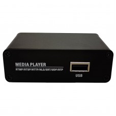 USB Video Streamer Live Streaming Media Player USB Audio Player Support for for TS/HLS/FLV/RTSP/RTMP/RTMPS/UDP/RTP/SRT