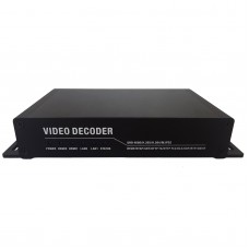 4K60FPS H.265 Video Decoder Network Camera Decoding 2HDMI-compatible Output 36-Channel Decoder