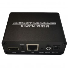 4K 30FPS Network Camera Video Decoder H.265/H.264 HDMI-compatible USB Decoder for Live Streaming