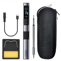 FNIRSI 9cm HS-02A Standard Version Smart Soldering Iron 100W Portable Constant Temperature Soldering Pen